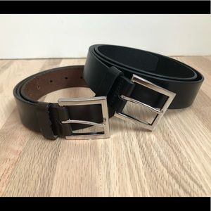 Men’s Leather Belt Pair size 38